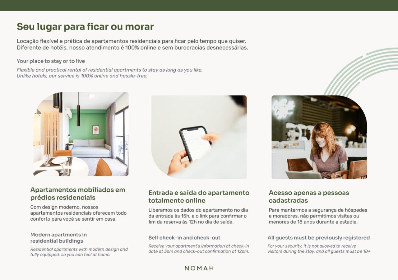 Nomah - Aptos Por Temporada No Anhembi São Paulo Exterior photo